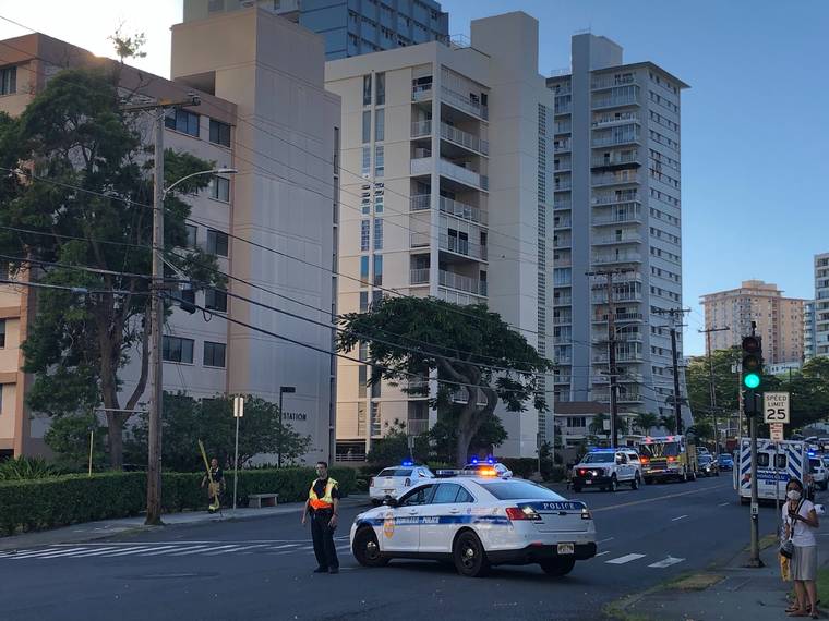 Honolulu firefighters finds unconscious woman, 72, in burning Makiki apartment at 1154 Wilder Ave