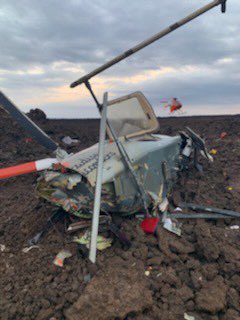 Photos from Hawaii County show tour helicopter crash in lava field near South Point on Big Island - 6 people on board taken to the hospital, including pilot who was initially trapped