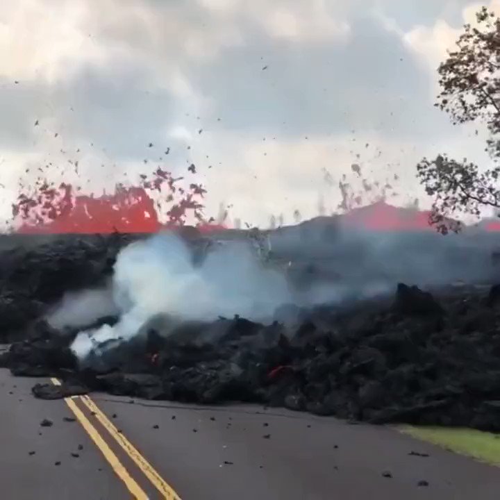 An earthquake of magnitude 4.8 hits Hawaii.   An earthquake has hit the southern part of the island, as the Kilauea volcano erupted. Lava has reportedly been flowing from the volcanic mass over the past 48 hours
