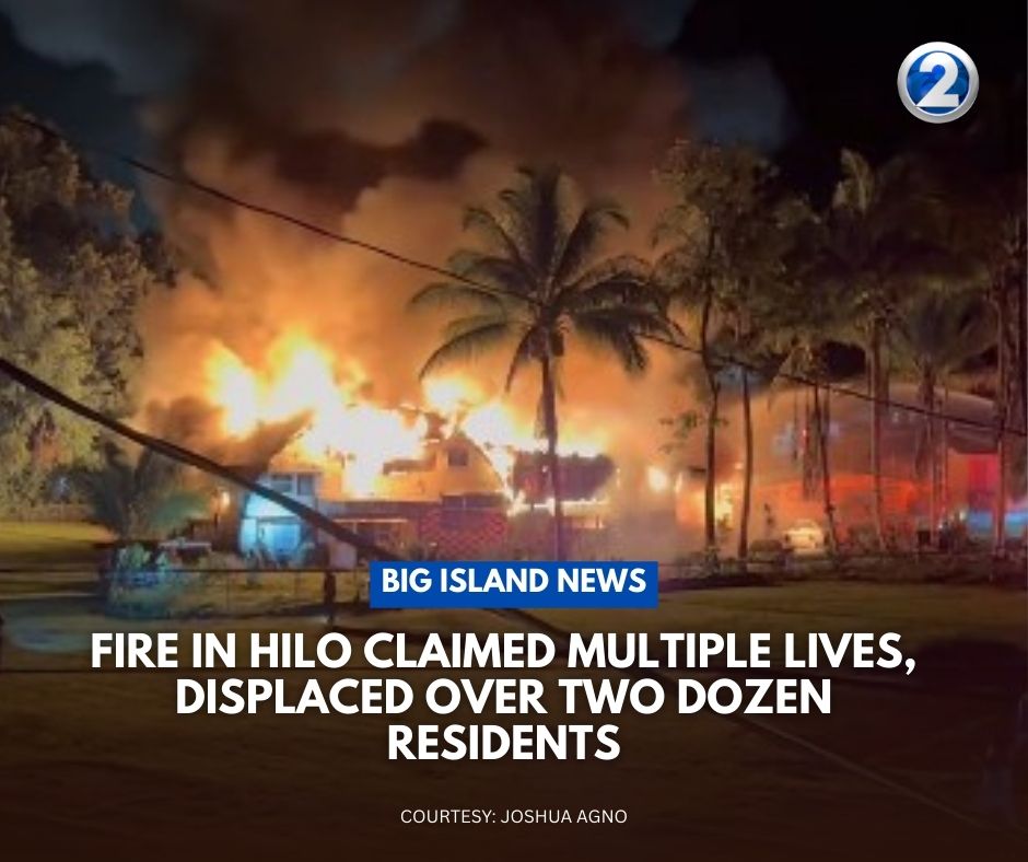 The Hawaii County Fire Department battled a blaze early this morning that claimed multiple lives and left many residents displaced