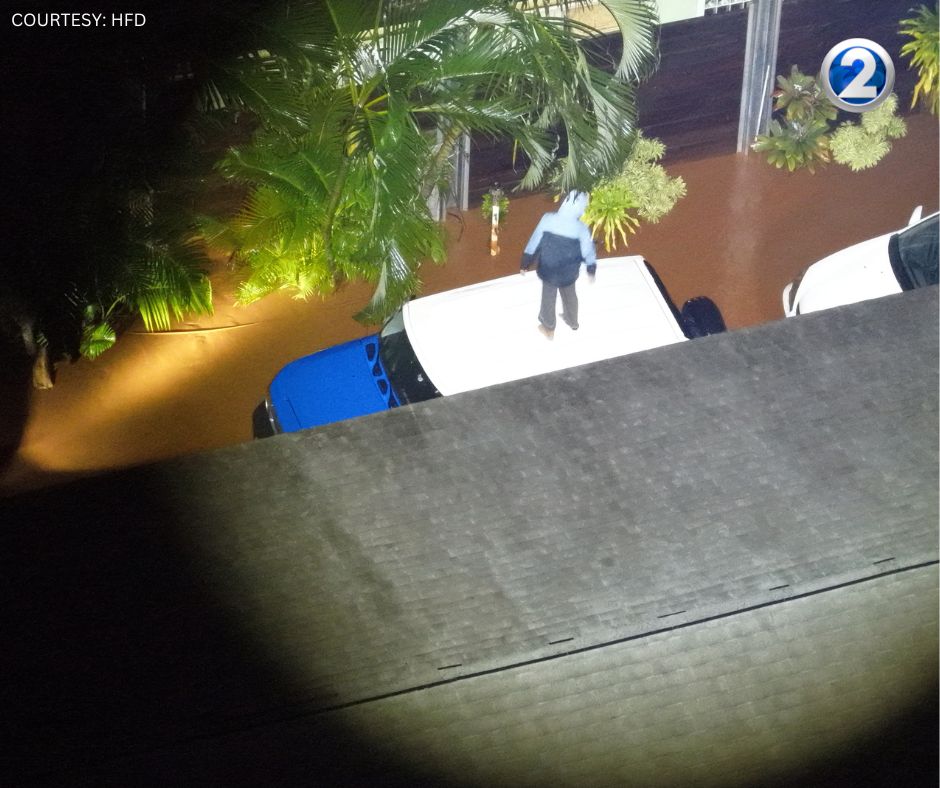 The Honolulu Fire Department’s UAS Team was busy performing rescue operations on the North Shore and Central Oahu during Fridays Kona low storm