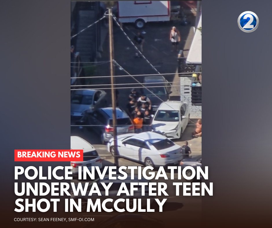 An 18-year-old male was taken to the hospital in serious condition after suffering from an apparent gunshot wound.