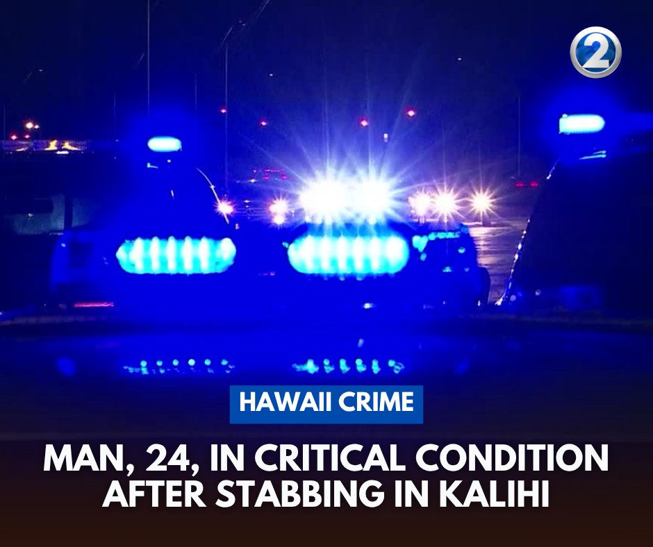 A man is in critical condition after a stabbing in Kalihi